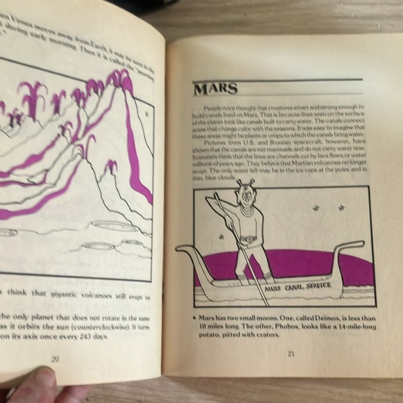 Fun facts about the solar system paperback book, vintage - Picture 8 of 10